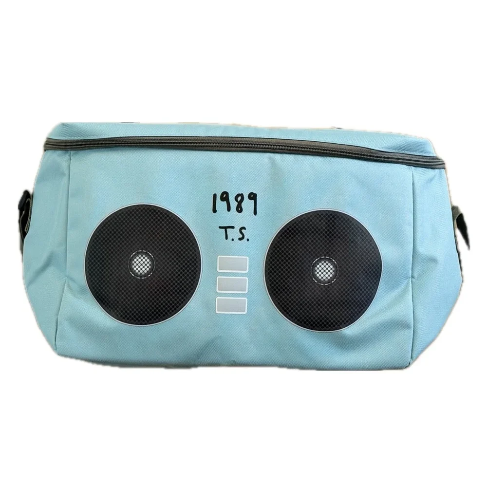 Taylor Swift 1989 TV Official Merch Boombox Cooler Bag Blue Insulated New